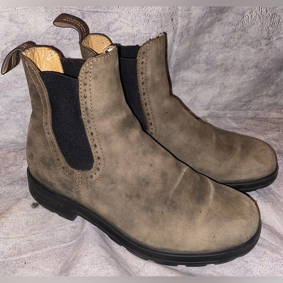 Blundstone 237 Rustic Brown Nubuck Leather Premium Ankle Boots Booties 9 Women’s - Picture 1 of 10